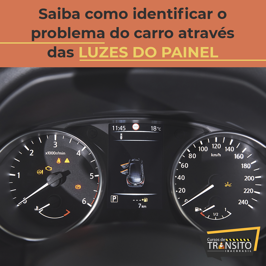 Saiba como identificar o problema do carro através das luzes do painel